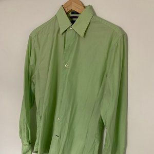 Gap Men's Light Green 15-15 1/2 32/33 Dress Shirt